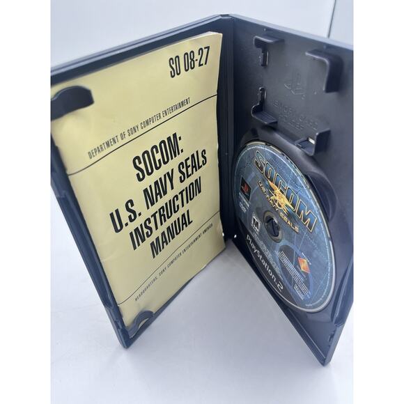 SOCOM U.S. Navy SEALs - PlayStation 2 PS2 - Complete w/ Manual - Picture 5 of 9